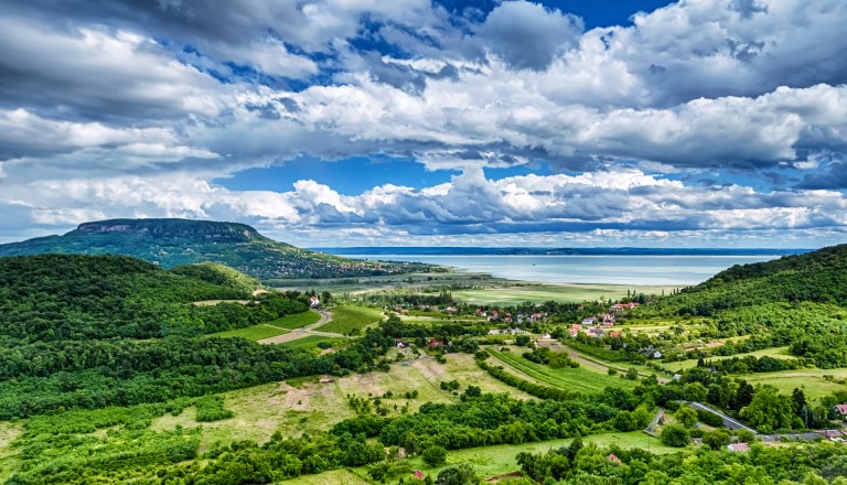 Badacsony am Balaton.