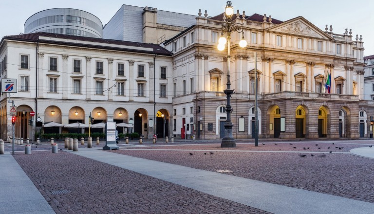 DasTeatro alla Scala in Mailand.