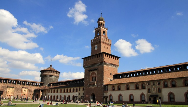 Castello Sforzesco in Mailand.