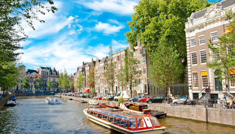 Niederlande Amsterdam Fluss