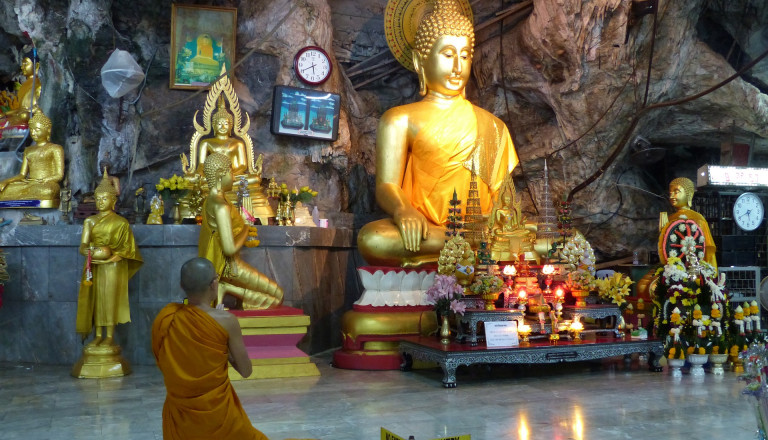 Der Tiger Cave Tempel bei Krabi Noi