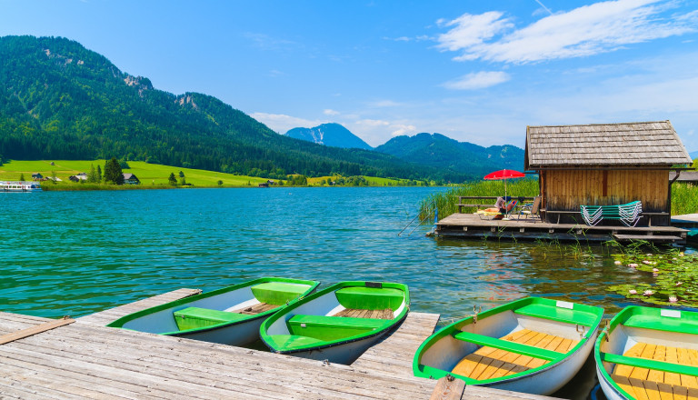 Weißensee in Österreich